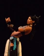 Naimah performs an acrobatic Tribal style belly dance at Belly Dance Magic 2007 440