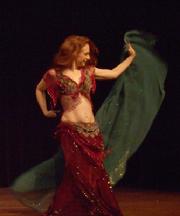 Piper's lyrical and dynamic veil dancing at Belly Dance Magic 2007 275D