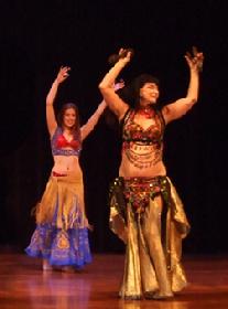 Leyla Fahada and Rhea at Belly Dance Magic 2007