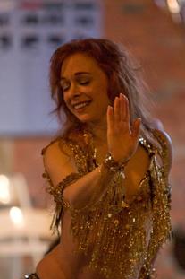 Piper dances at the American Visionary Art Muesum in Baltimore (Hip Pop back)