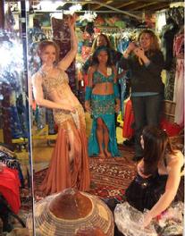 The Baltimore Daughters of Rhea Belly Dance Troupe 2007 shopping trip