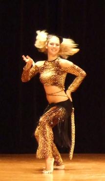 Cheryl in Piper's Stray Cat choreography at Belly Dance Magic 2007