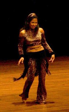 Rowena dances Piper's Stray Cat choreography at Belly Dance Magic 2007