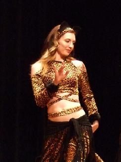 Naomi dances with the Daughters of Rhea at Belly Dance Magic 2007