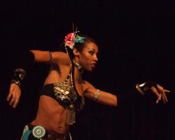Naimah performs an acrobatic Tribal style belly dance at Belly Dance Magic 2007 439