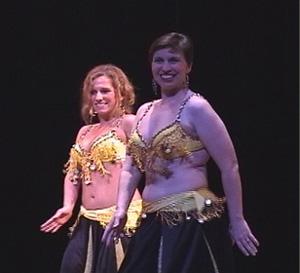 Akilah and Naramissa perform Piper's Habibi choreography at Belly Dance Magic 2004