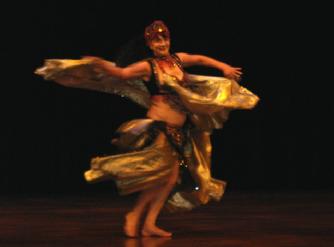 Rhea's displays her masterful veilwork at Belly Dance Magic 2007 #2 