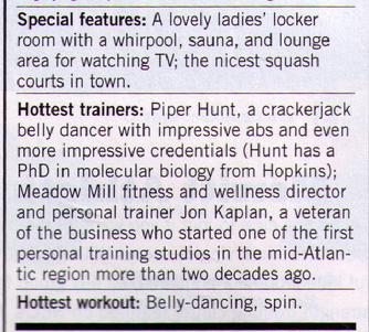 "Piper, a crackerjack belly dancer with impressive abs and even more impressive credentials...."