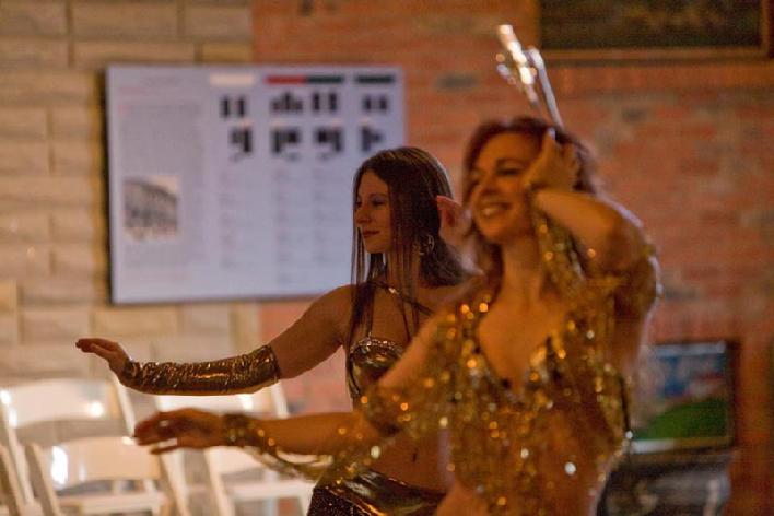 Stephanie and Piper in "in the music" at the American Visionary Art Museum in Baltmore