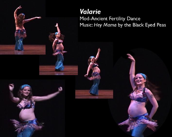 Valarie Modern Hip Pregnant Belly Dance 2004a