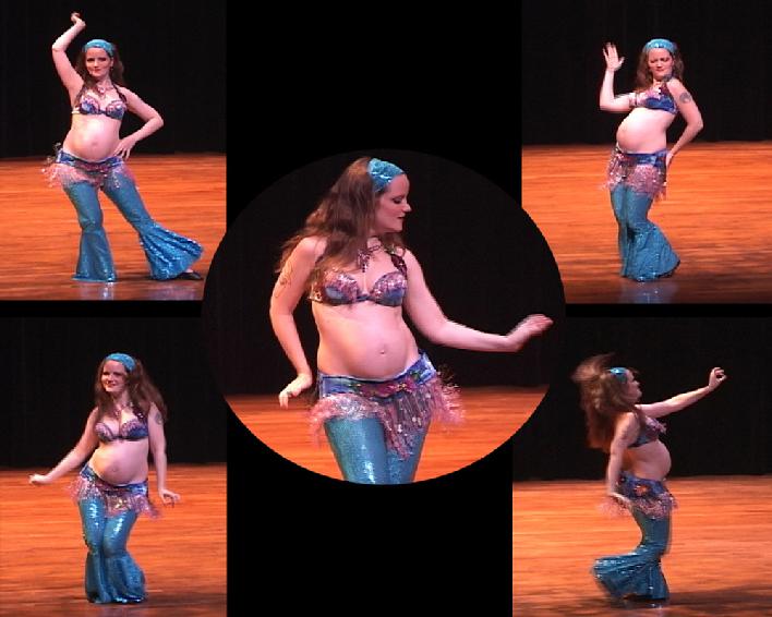 Valarie Modern Hip Pregnant Belly Dance 2004b